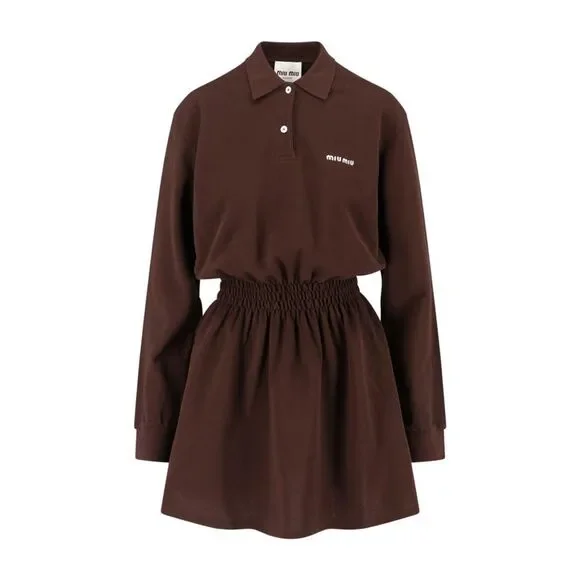 Miu Miu | Dresses | Miu Miu Women Logo Mini Dress | Poshmark